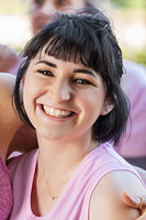 Vicky, age 31 when first diagnosed
